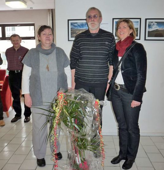 Informationspunkt er&ouml;ffnet (Foto: Karl-Heinz Herrmann)