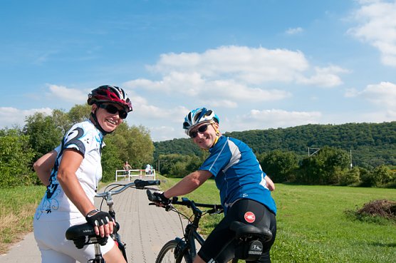 Radeln an der Unstrut (Foto: Landratsamt Kyffh&auml;userkreis)