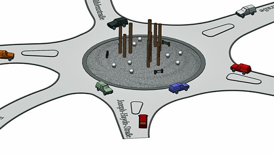 Neues vom Kreisel (Foto: Stadt Sondershausen)