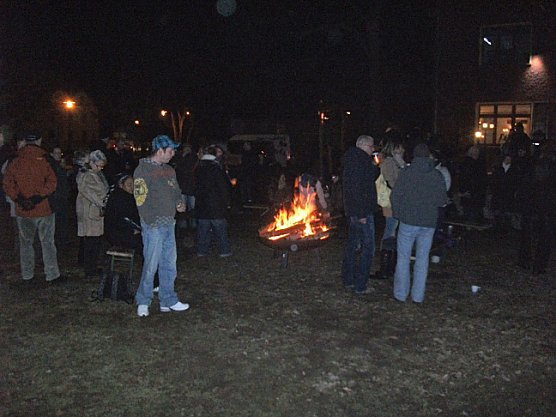 Das kleinste Osterfeuer der Welt (Foto: Domizil Bad Frankenhausen) Das kleinste Osterfeuer der Welt (Foto: Domizil Bad Frankenhausen)