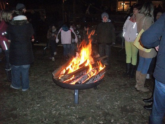 Das kleinste Osterfeuer der Welt (Foto: Domizil Bad Frankenhausen) Das kleinste Osterfeuer der Welt (Foto: Domizil Bad Frankenhausen)