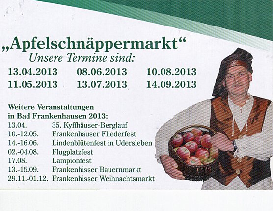 Wieder Marktzeit (Foto: Stadt Bad Frankenhausen)