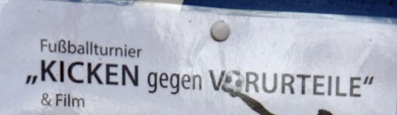 "Kicken gegen Vorurteile" (Foto: Karl-Heinz Herrmann)