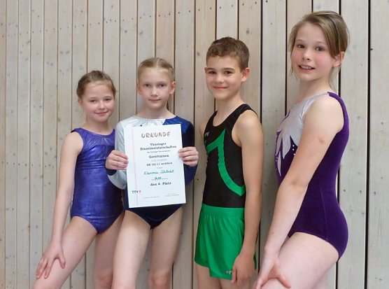 Turnen in Rudolstadt (Foto: SV Gl&uuml;ckauf Sondershausen)