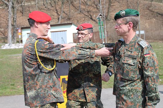 Kompanie&uuml;bergabe 1./Logistikbataillon 131 (Foto: Bundeswehr Bad Frankenhausen)
