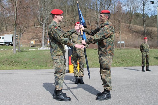 Kompanie&uuml;bergabe 1./Logistikbataillon 131 (Foto: Bundeswehr Bad Frankenhausen)