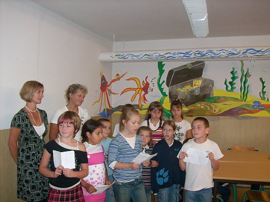 Wandgestaltung Grundschule Bad Frankenhausen (Foto: Karl-Heinz Herrmann)