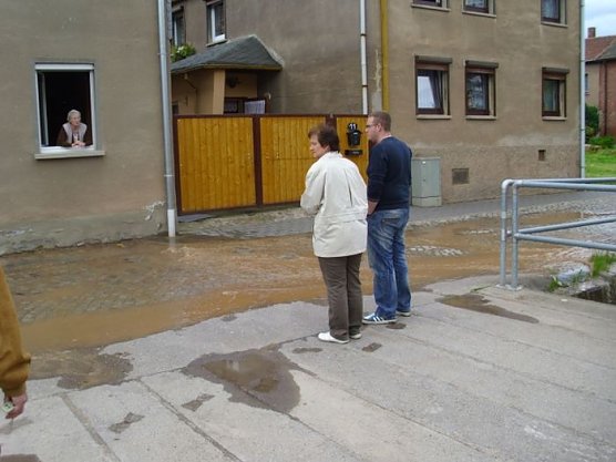 Havarie am Hauptwasserrohr (Foto: Thomas Leipold) Havarie am Hauptwasserrohr (Foto: Thomas Leipold)