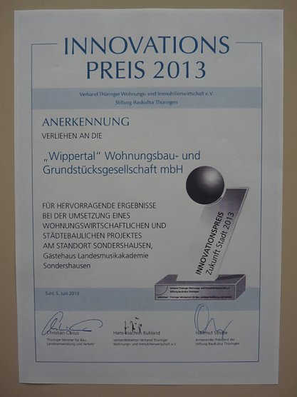 Innovationspreis nach Sondershausen (1) (Foto: Karl-Heinz Herrmann)