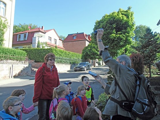 Eine Vogelstimmenwanderung (Foto: Kindervilla Bad Frankenhausen) Eine Vogelstimmenwanderung (Foto: Kindervilla Bad Frankenhausen)