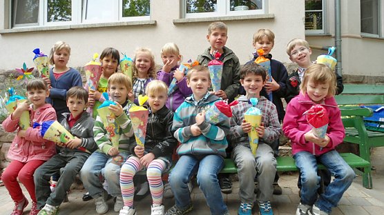 Nun sagen wir Auf Wiedersehen (Foto: Kindervilla Bad Frankenhausen) Nun sagen wir Auf Wiedersehen (Foto: Kindervilla Bad Frankenhausen)
