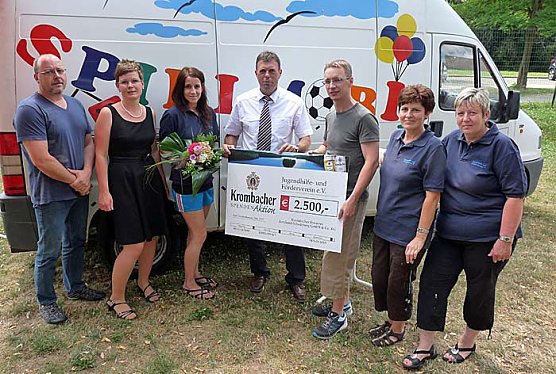 Spende f&uuml;r Spielmobil (Foto: Karl-Heinz Herrmann)