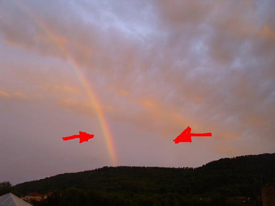 Regenbogen ohne Regen? (Foto: Thomas Leipold)