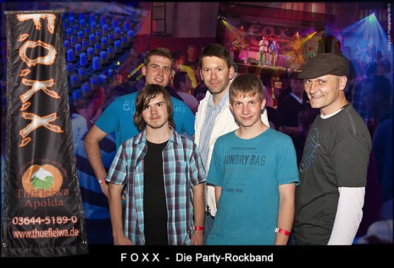  F.O.X.X-Partyrockband kommt nach SDH (Foto: Foxx) F.O.X.X-Partyrockband kommt nach SDH (Foto: Foxx)