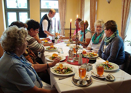 Wieder kulinarische Stadtf&uuml;hrung (Foto: Kyffh&auml;usertourismusverband)