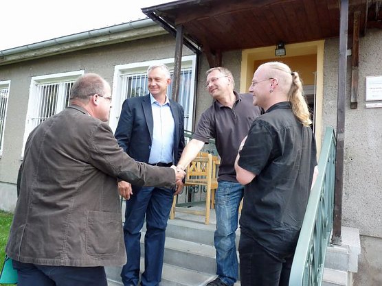Zu Besuch bei Starthilfe (Foto: Karl-Heinz Herrmann)