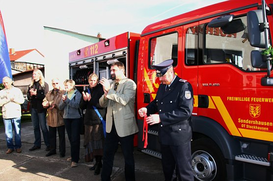 Neues L&ouml;schfahrzeug f&uuml;r Feuerwehr Stockhausen (Foto: G&uuml;nter Herting)