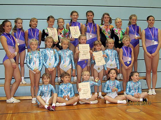 Bei Turngaumannschaftsmeisterschaften erfolgreich (Foto: SV Gl&uuml;ckauf Sondershausen Turnen)