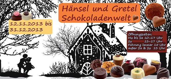 Etwas besonderes zur Weihnachtszeit hat man sich in Oldisleben einfallen lassen. Hier kn mit den Einzelheiten.  In liebevoller Handarbeit wurde das das M&auml;rchen H&auml;nsel und Gretel in Schokolade gebracht (Foto: Stadt Bad Frankenhausen)