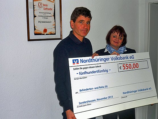 Unterst&uuml;tzung Behindertensport (Foto: BRSG)