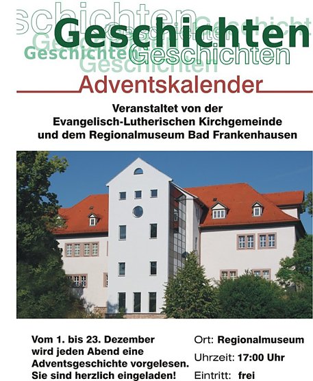 Geschichtenadventskalender 2013 (Foto: Stadt Bad Frankenhausen)
