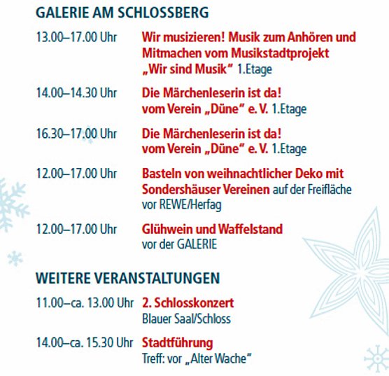 Weihnachtsbaum steht (Foto: Stadt Sondershausen) Weihnachtsbaum steht (Foto: Stadt Sondershausen)