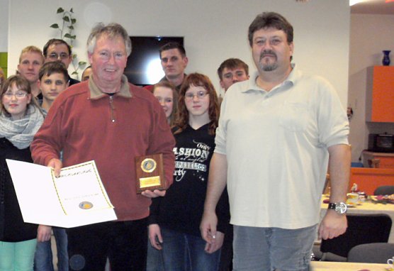 Ehrung f&uuml;r Kampfkunstmeister   Alfred Horn (Foto: Werner Bank)