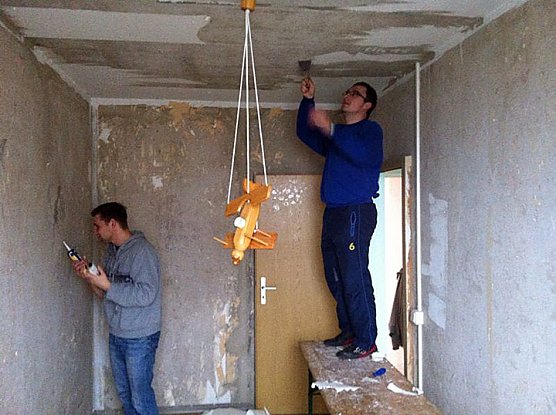 Wohnungen werden hergerichtet (Foto: Landratsamt Kyffh&auml;userkreis)