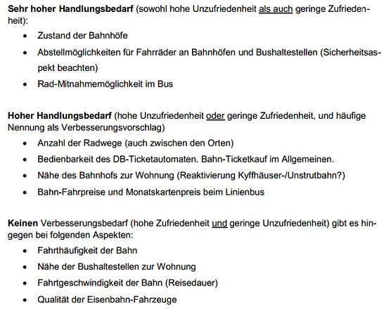 Zur Qualit&auml;t im Bahn-, Bus- und Radverkehr (Foto: Institut f&uuml;r Verkehr und Raum der Fachhochschule Erfurt)