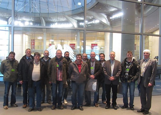 Zu Besuch im Bundestag (Foto: Wahlkreisb&uuml;ro Selle)