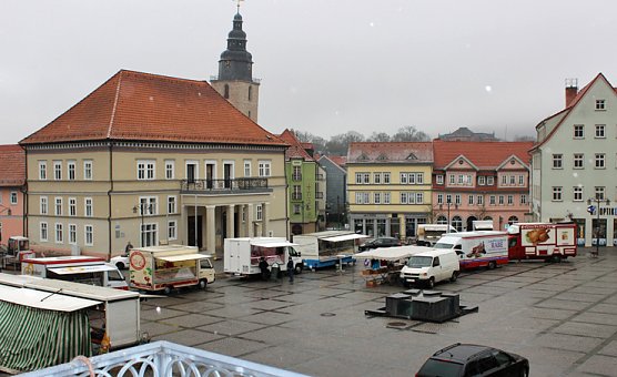 Markt heute (Foto: Karl-Heinz Herrmann)