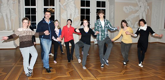 Training im Riesensaal (Foto: Karl-Heinz Herrmann)
