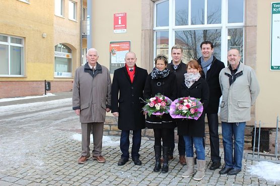 Am Vormittag fand in kleinem festlichen Rahmen die Wiederer&ouml;ffnung der Touristinformation Bad Frankenhausen statt. Nach Insolvenz des Tourismusverbandes Kyffh&auml;user (TVK) musste hier eine neue Regelung (Foto: Karl-Heinz Herrmann)