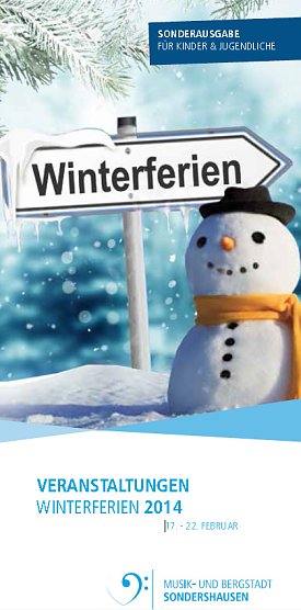 Deckblatt Flyer Winterferien (Foto: Stadt Sondershausen)