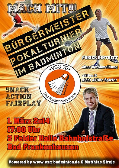 Badminton (Foto: Stadt Bad Frankenhausen) Badminton (Foto: Stadt Bad Frankenhausen)