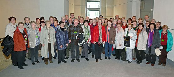 Zeitzeugen im Plenarsaal (Foto: Sigrid K&uuml;hn)