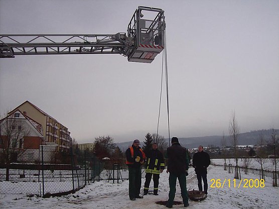 Rettungs&uuml;bung beim TAZ (Foto: TAZ Sondershausen)