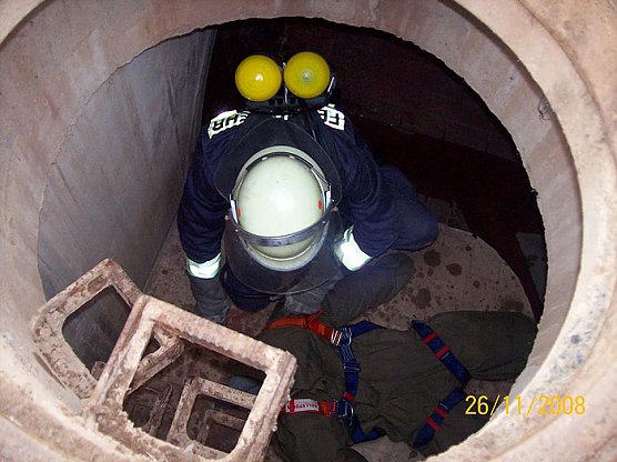 Rettungs&uuml;bung beim TAZ (Foto: TAZ Sondershausen)