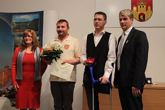 Ehrenamtler gew&uuml;rdigt (Foto: Karl-Heinz Herrmann)