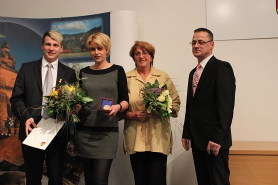 Ehrenamtler gew&uuml;rdigt (Foto: Karl-Heinz Herrmann)