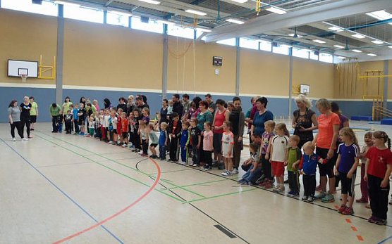 Sport macht Spa&szlig; (Foto: Kindervilla Bad Frankenhausen)