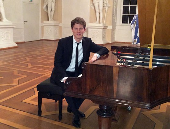 Alexander Krichel im Sondersh&auml;user Liszt-Konzert (Foto: Stadt Sondershausen)