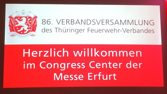 86. Verbandsversammlung des Th&uuml;ringer Feuerwehr-Verbandes (Foto: G&uuml;nter Herting)