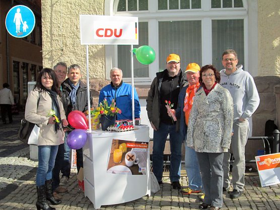 Kreis-CDU startet Kommunalwahlkampf in Artern (Foto: CDU Kyffhäuserkreis) Kreis-CDU startet Kommunalwahlkampf in Artern (Foto: CDU Kyffhäuserkreis)