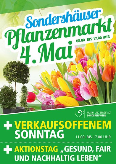 Pflanzenmarkt mit verkaufsoffenem Sonntag (Foto: Stadt Sondershausen)