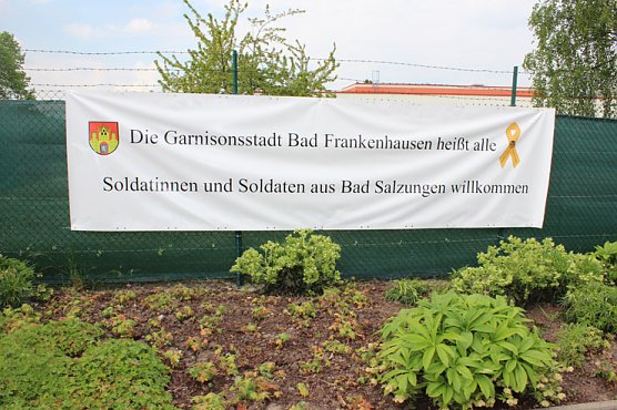 Für Begrüßung schon mal Banner (Foto: Stadt Bad Frankenhausen) Für Begrüßung schon mal Banner (Foto: Stadt Bad Frankenhausen)