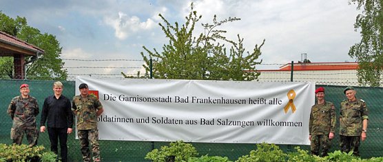 Für Begrüßung schon mal Banner (Foto: Stadt Bad Frankenhausen) Für Begrüßung schon mal Banner (Foto: Stadt Bad Frankenhausen)