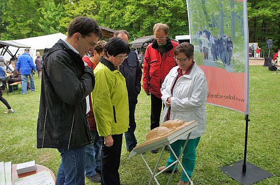 Hoher Besuch beim Erlebnistag Hohe Schrecke (Foto: "Hohe Schrecke � Alter Wald mit Zukunft")