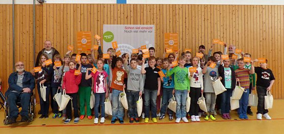 Sch&uuml;ler befassen sich mit Inklusion (Foto: Wolf-J&uuml;rgen Tr&auml;ger)