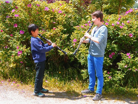 Die beiden Solisten (Foto: Birgit Susemihl)